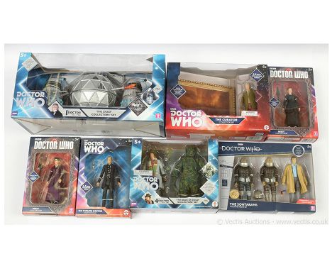 Character Toys - a group of "Doctor Who" related to include "Missy"; "The Twelfth Doctor"; "The Sontarans" 3-Piece Gift Set; 