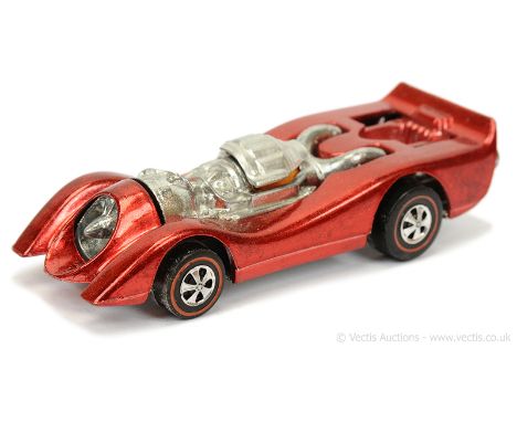 Hot Wheels (Mattel) Redline 179 Jet Threat - metallic red (Hong Kong base) - Excellent (does have a couple of small marks on 