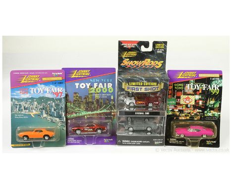 Johnny Lightning group of Limited Edition Cars.  (1) Chevelle 4-4-2 "Hong Kong Toy Fair '99" one of only 500 produced (bubble