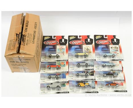 Johnny Lightning Factory Retailers Trade Pack item number 26105/12 containing a full case of 12 x James Bond 007 40th Anniver