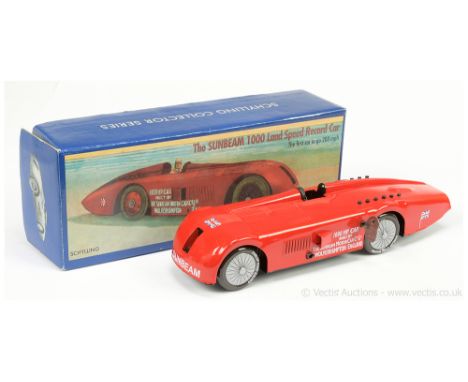 Schylling Sunbeam 1000 Landspeed Record Car - tinplate clockwork model car of recent limited edition production - red, no key