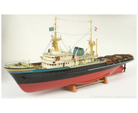 Billing Boats "Zwarte Zee" 1/90th scale well detailed model of single screw Ocean Going Motor Tug with deck fittings, lifeboa