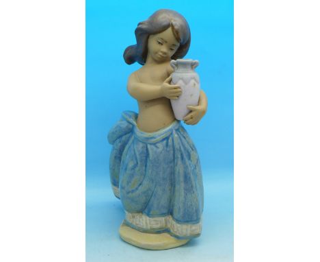 A Lladro figure, girl carrying vase, 2331