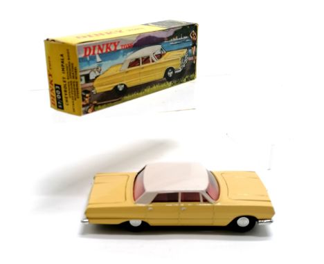 Boxed Dinky 57/003 Chevrolet Impala ~ both flaps on box are a/f otherwise in overall good condition
