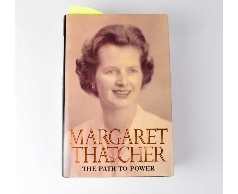 MARGARET THATCHER; 'The Path to Power', a single volume bearing the signatures of both Margaret and Denis Thatcher.Condition 