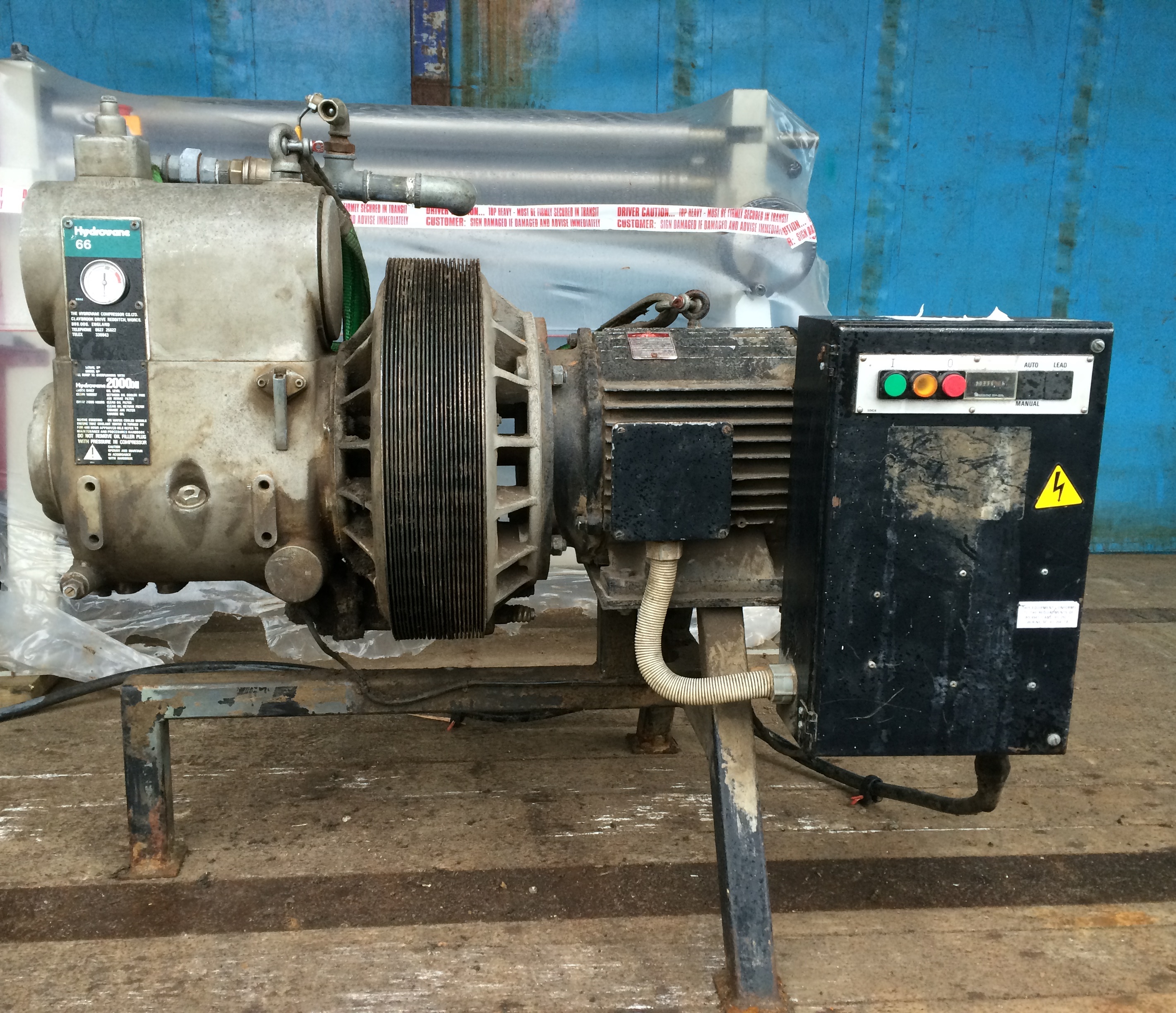 Hydrovane 66 Compressor - 415V Appraisal: 66 cfm Hydrovane Compressor