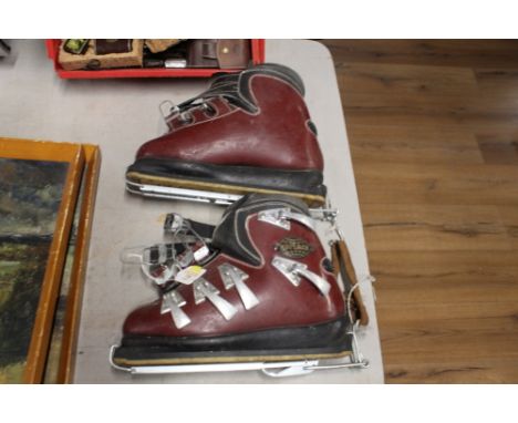 A pair of vintage Koflach ski boots 
