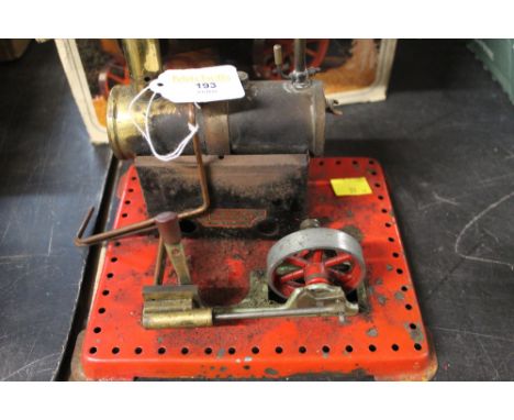 A Mamod stationary engine 