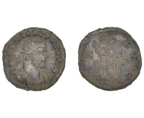Roman Imperial Coinage, Allectus, Antoninianus, ‘C’ mint, 293-5, radiate, draped and cuirassed bust right, rev. pax avg, Pax 