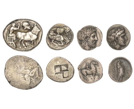 MACEDONIA, Uncertain Macedonian Tribe, Dekadrachm, c. 500, a late 19th century electrotype copy, 32.14g (cf. BMC p.150, 1); t