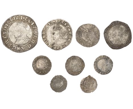 Henry VII, Facing Bust issue, Penny, Sovereign type, Durham, Bp Fox, no mm. (S 2233); Profile issue, Halfgroat, York, Abp Bai