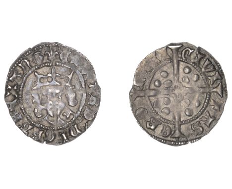 Edward IV (First reign, 1461-1470), Light coinage, Penny, York, mm. large lis, g and key by neck, 0.81g/12h (B & W VII; Stewa