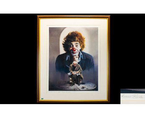 Lawrence Rushton Colour Lithograph Print pencil signed by the Artist.  Limited edition titled 'Reflections', limited to 850 c