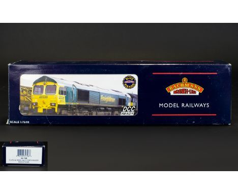 Bachmann - Branch Line 32-728 Class 66 Diesel 66612 'Forth Raider' Electric Freight liner Locomotive. Adults only model, neve