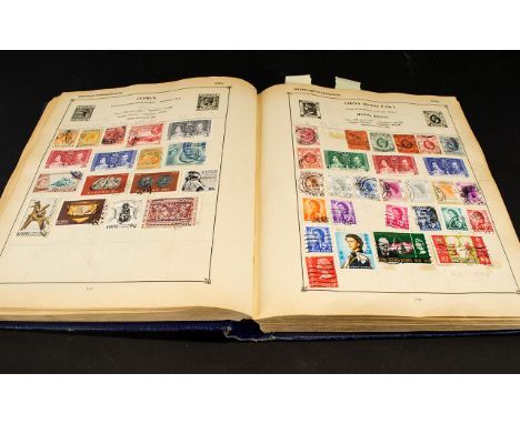 Stamp Interest: Very well filled blue Strand stamp album with strength in lots of countries. Lots of GB 1937 mint Commonwealt