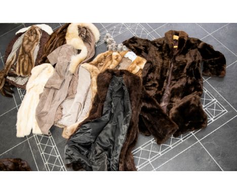 A Collection of Assorted Fur Coats/Jackets various furs and styles, varied condition, large collection. Would suit theatrical