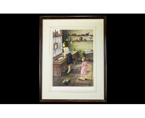 Tom Dodson 1910 - 1991 Ltd and Numbered Edition Colour Print / Lithograph. Titled ' The Spot ' Studio Arts, This Is No 566 of