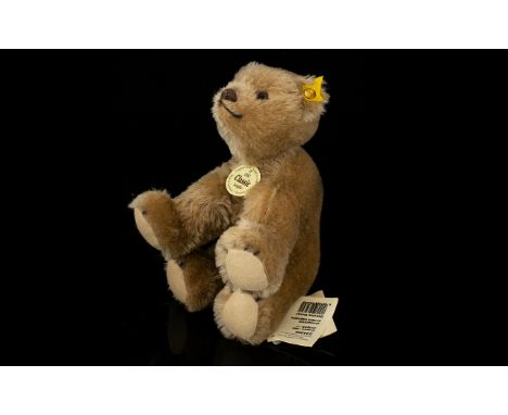 Steiff Classic Bear Cub 1952 with original button in ear and labels still attached. Registration No. 034305.  In good conditi