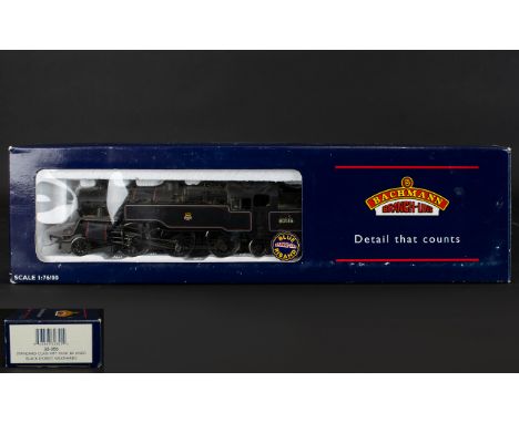 Bachmann Branch line 32-355 Standard Class 4MT Tank Locomotive BR Lined Black E/Crest Weathered, For Adult Collectors, Scale 