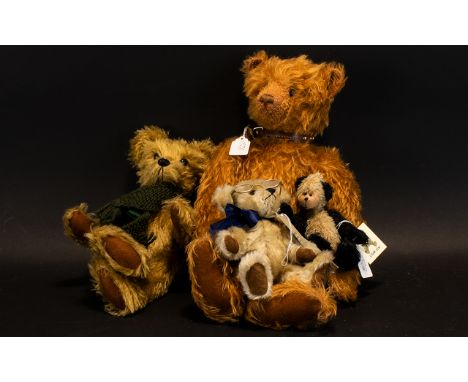 Bo Bears Design By Stacey Lee Terry Limited Edition Mohair Bear 'Max' No 149/150 , complete with original swing ticket, signe