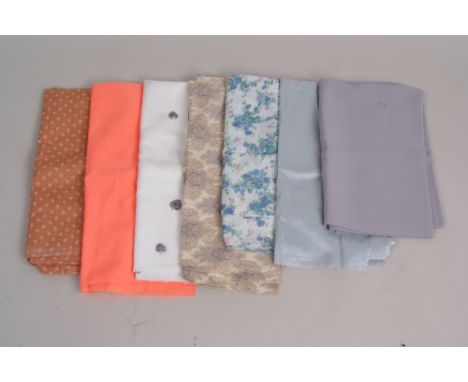 A bag of Vintage dressmaking fabrics to include Laura Ashley. Qty