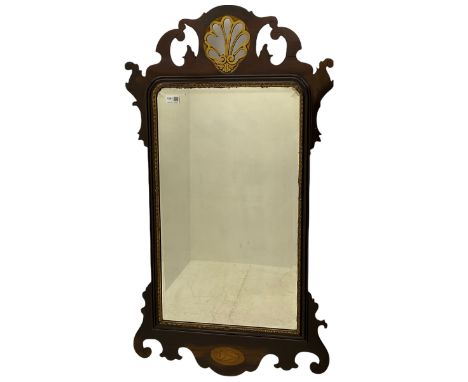 Early 20th century Chippendale style mahogany wall mirrorDimensions: Height:&nbsp;105cm&nbsp; Length/Width:&nbsp;58cm&nbsp;