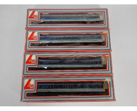 Lima - 2 x boxed OO gauge DMU sets in Regional Railways livery. # 205139, # 205147. They all show signs of use and appear in 