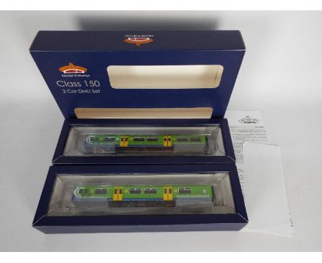 Bachmann - A boxed OO gauge Class 150 2 x car DMU set in 'Centro' Central Trains livery. # 32-926. The box is marked 21 DCC. 