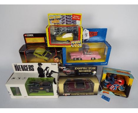Corgi - Buddy L - A collection of 6 x boxed models including # 00101 The Avengers Steed's vintage Bentley, # CC00601 Lady Pen