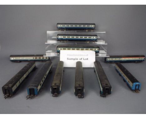 Hornby - Jouef - Lima - Airfix - A collection of 22 x unboxed Inter-City coaches in blue and grey. All show signs of age and 
