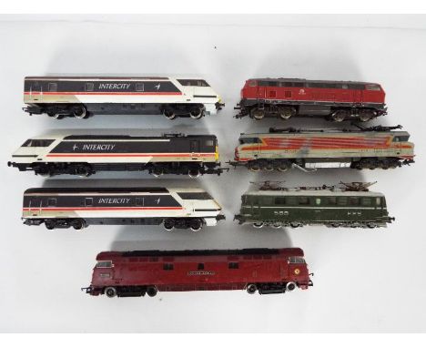 Hornby, Lima, Kleinbahn, Other - A group of unboxed HO / OO gauge locomotives. Lot includes Hornby Intercity 225 power car wi