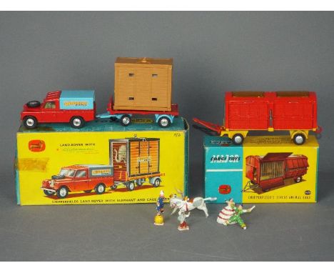 Corgi Toys - Two boxed diecast Corgi Chipperfields Vehicles and some unboxed circus accessories. Lot includes Corgi Toys Gift