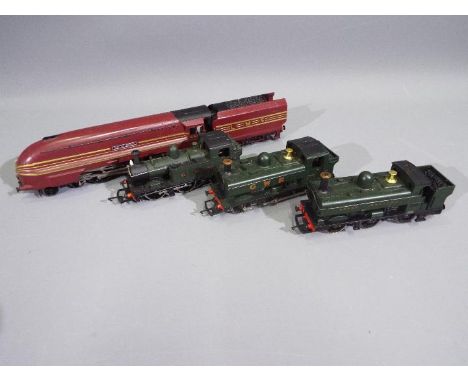 Hornby - Airfix - A collection of 4 x unboxed 00 gauge locos including LMS City Of Bristol, Great Western Pannier tank number