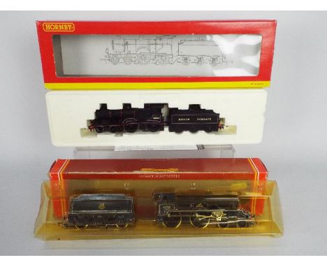 Hornby - Two boxed Hornby OO gauge steam locomotives and tenders. Lot includes Hornby R.2183B OO gauge 4-4-0 Class 2P Op.No. 