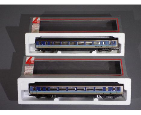 Lima - A boxed Lima OO gauge Class 156 2-Car DMU 'Super Sprinter' in Provincial Blue livery. Lot consists of Lima #205052 Pow