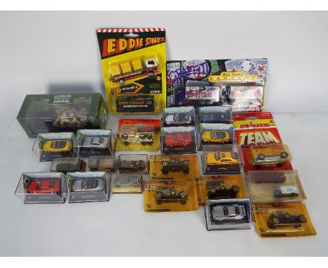 Brekina, Carama, Majorette, Others - A boxed grouping of diecast model cars mainly in 1:87 / 1:76 scale, including Hogwell Sa