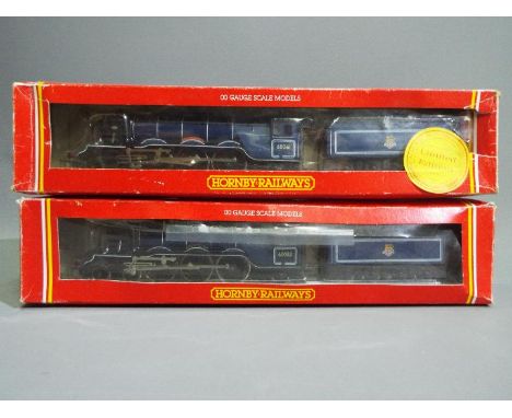Hornby - 2 x boxed 00 gauge 4-6-2 class A3 locos in British Rail dark blue, Pretty Polly operating number 60061. # R.129 and 