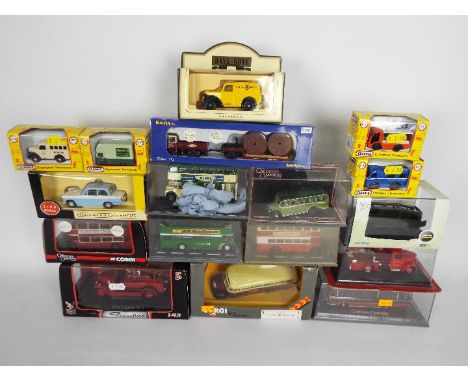 Corgi, Classix, Base-Toys, Signature Series, Oxford, Days Gone, Delprado - a variety of 17 x boxed die-cast model vehicles - 