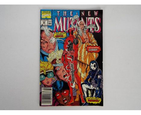 Marvel - An issue of The New Mutants #98 February 1991 . The Marvel comic features the first appearance of Deadpool and appea