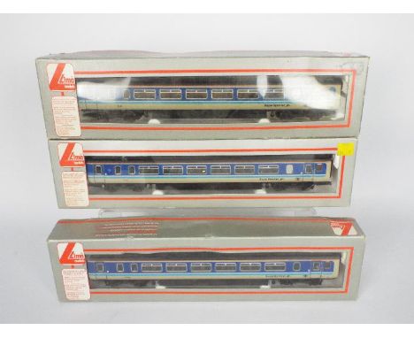 Lima - A boxed Lima OO gauge Class 156 3-Car DMU 'Super Sprinter' in Provincial Blue livery. Lot consists of Lima Power Car O