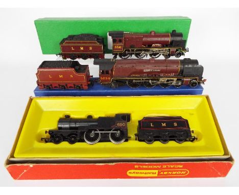 Hornby -Three boxed Hornby OO gauge steam locomotives. Lot consists of Hornby R759 4-6-2 Coronation Class steam locomotive an