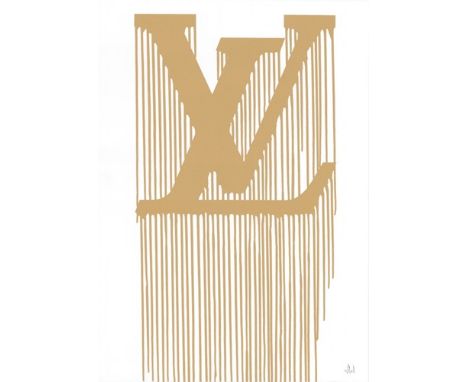 Zevs (French 1977-), 'Liquidated Louis Vuitton', 2011, screen print on 300gsm Fabriano 5 paper, signed and numbered from an e