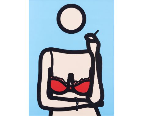 Julian Opie (British 1958-), 'Ruth With Cigarette 4', 2005, Lambda print on Fujicolour Digital Archival Paper, matt-sealed an