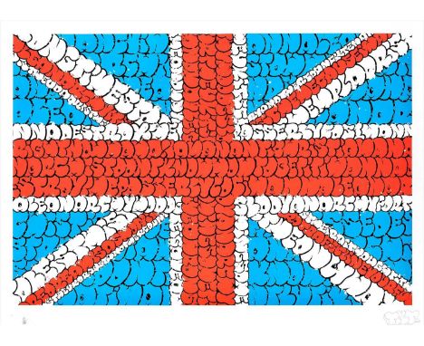 Tilt (French b.1973), 'Anarchy In The UK', 2011, screen print in colours on wove paper, signed, dated and numbered from an ed