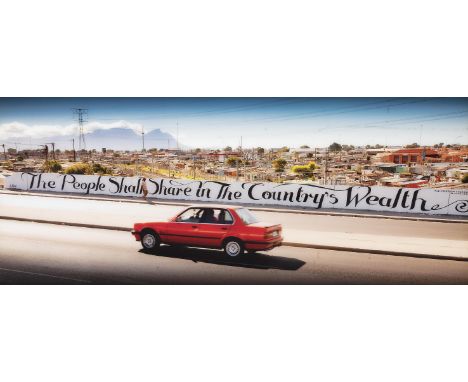 Faith47 &amp; Rowan Pybus (Collaboration), 'The People Shall Share In The Country's Wealth', archival diasec mounted print, s