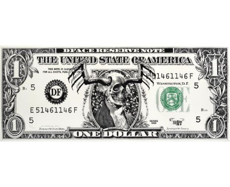D*Face (British 1978-), 'United State Of America', 2007, screen print in colours on wove paper, signed and numbered from an e