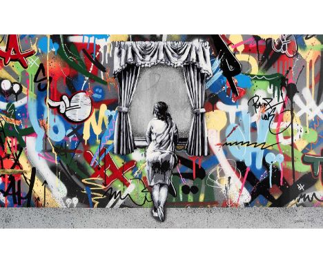 Martin Whatson (Norwegian 1984-), 'Figure At The Window', 2018, screen print and archival pigment print on 300gsm Somerset Sa