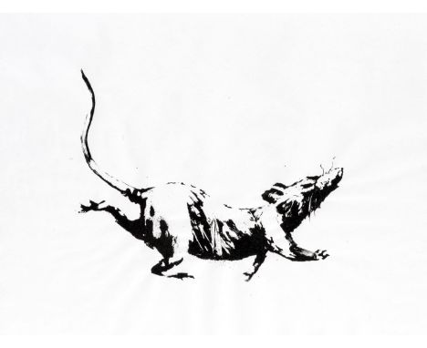 Banksy (British 1974-), 'GDP Rat', 2019, screen print on 50gsm paper; sheet: 38.5 x 50.5cm (Framed) ARR