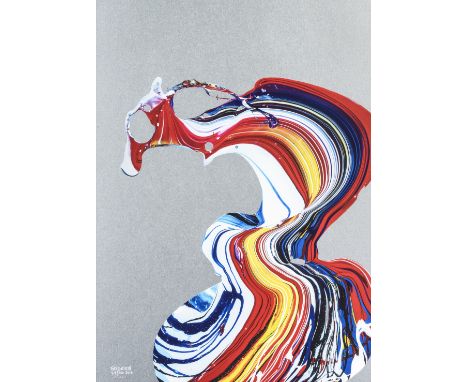 Katrin Fridriks (Icelandic 1974-), 'Nobel Awakening', 2016, archival pigment print with one-colour screen print on Somerset V