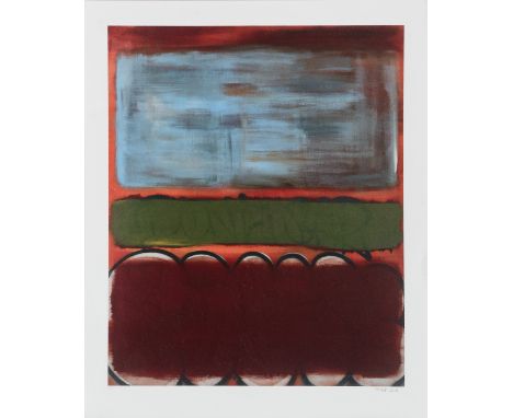 Josh Tsombikos aka BORF (American 1967-), ' Rothko’s Modern Life (Eleven)', 2013, giclee print with silkscreen gloss on 330gs
